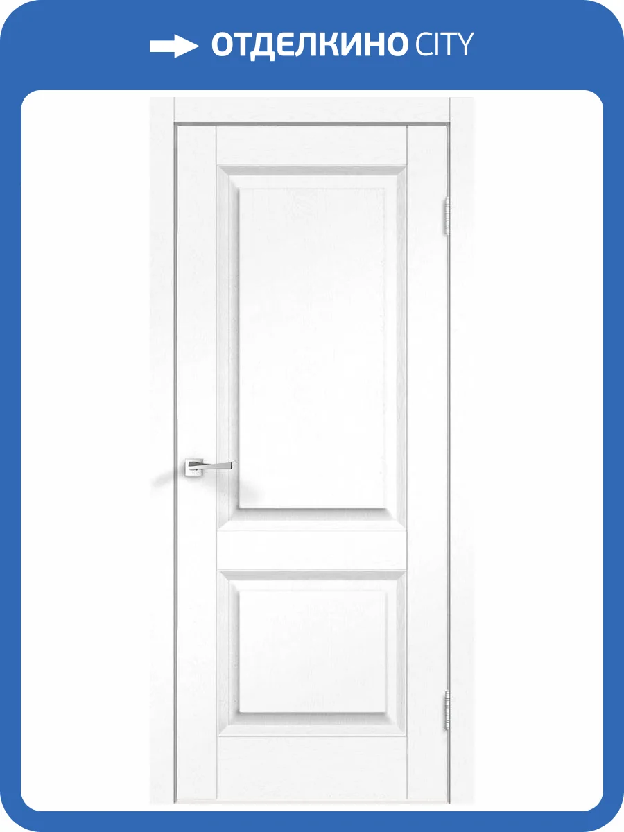 Дверное полотно Softtouch VellDoris SoftTouch ALTO 6 VD1020011 Глухое Ясень белый структурный 800x2000 фото 2