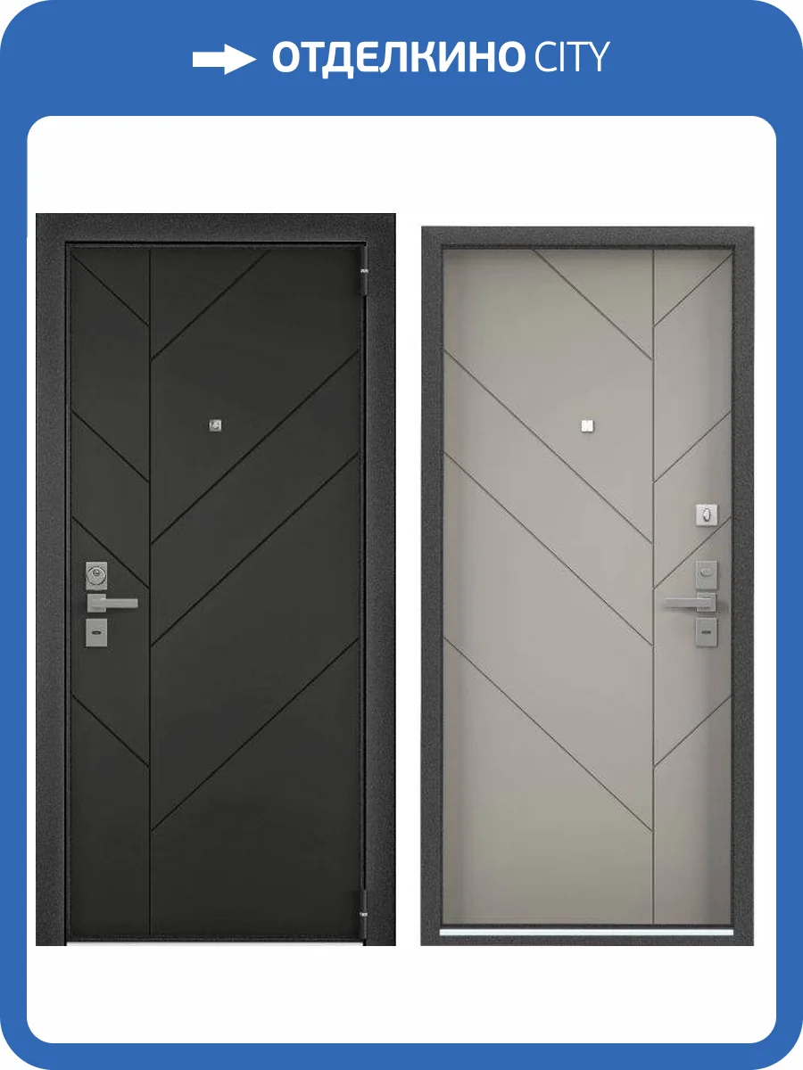 Входная стальная дверь Torex ULTIMATUM NEXT 590743 ПВХ Черная шагрень/ПВХ Крема 2050x880 фото 2