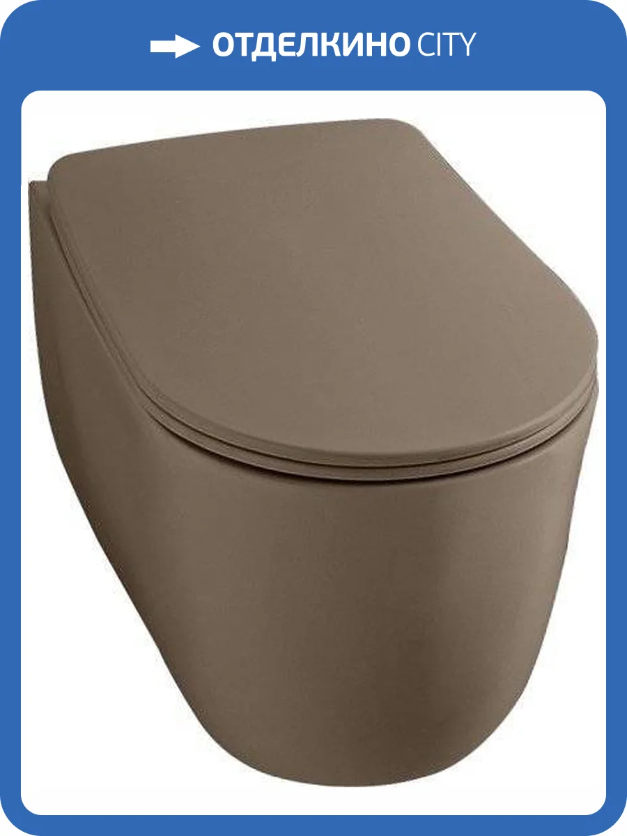 Чаша для унитаза Kerasan Nolita 531488 bruno matt без сиденья фото 13