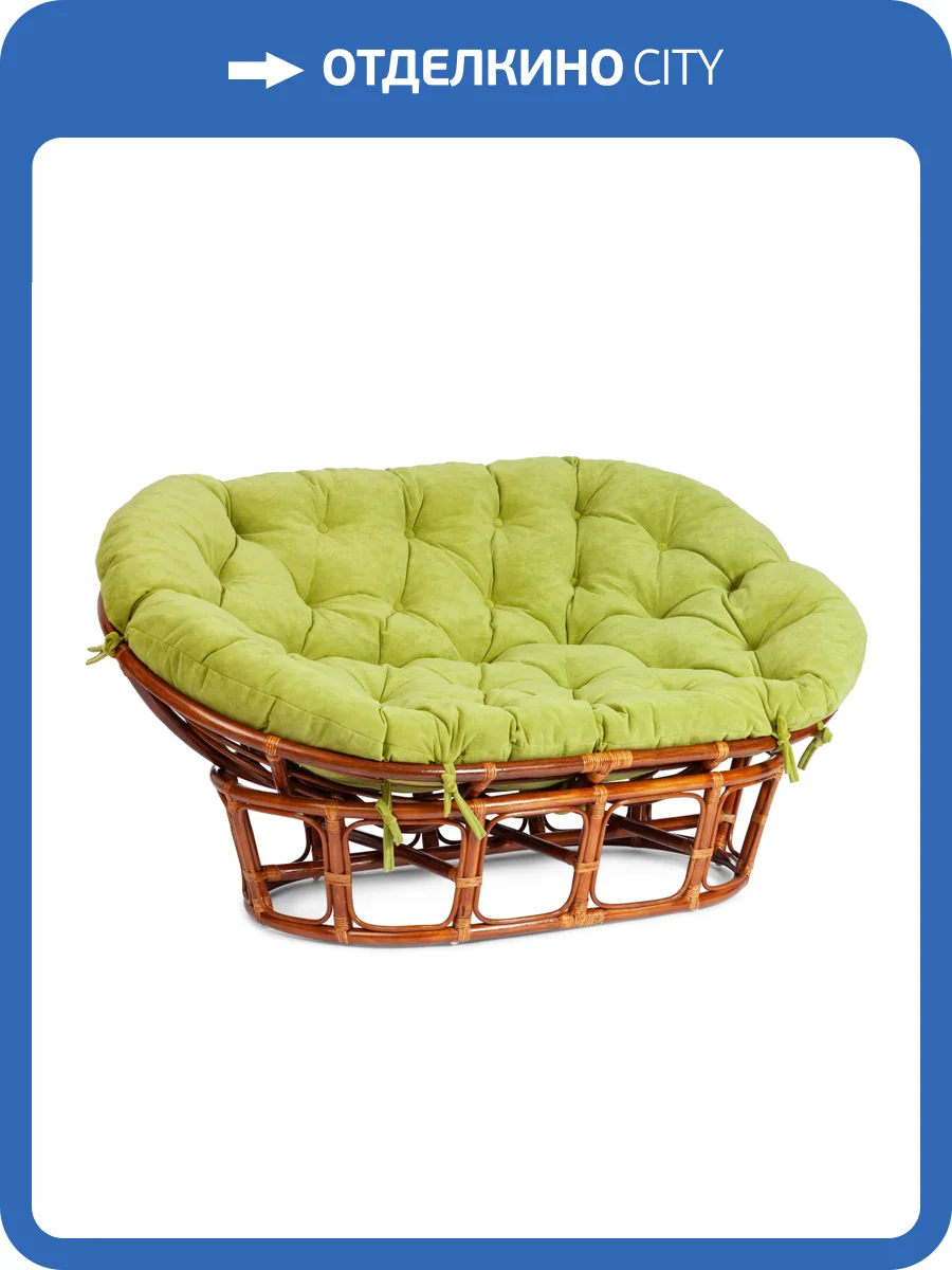 Диван Tetchair Mamasan 23/02 W 24252 Cognac, флок, олива, 23 фото 16