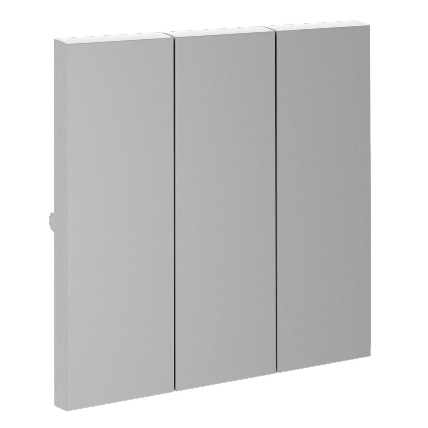 Клавиши для 3-клавишного выключателя Voltum S70 VLS000516 серый