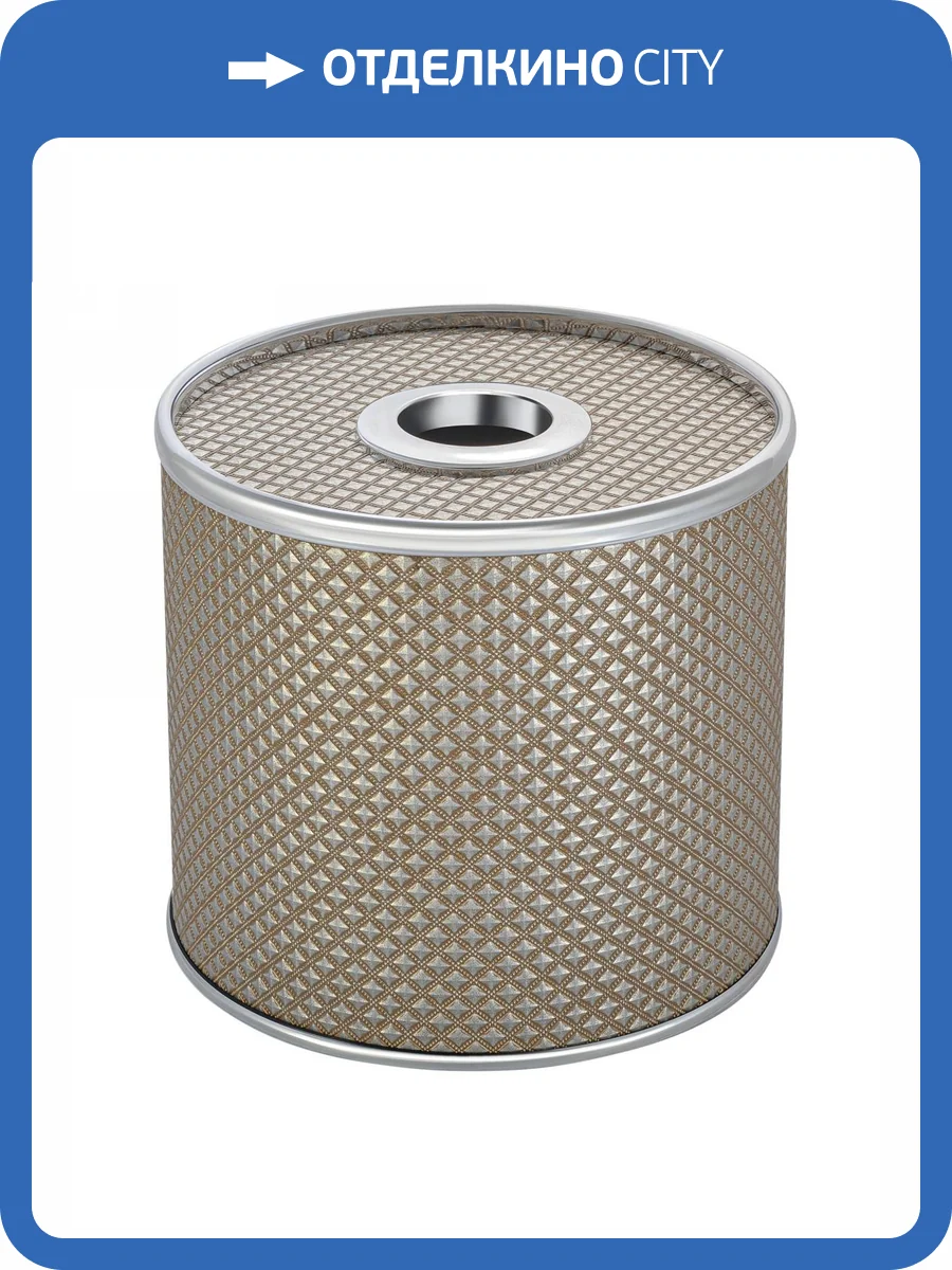 Салфетница Geralis S-RBH ромб темная, кант хром фото 4