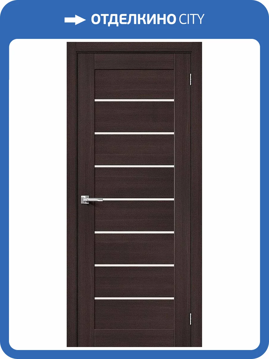 Межкомнатная дверь Bravo 153-1292 Браво-22 Wenge Melinga 190x55 фото 2