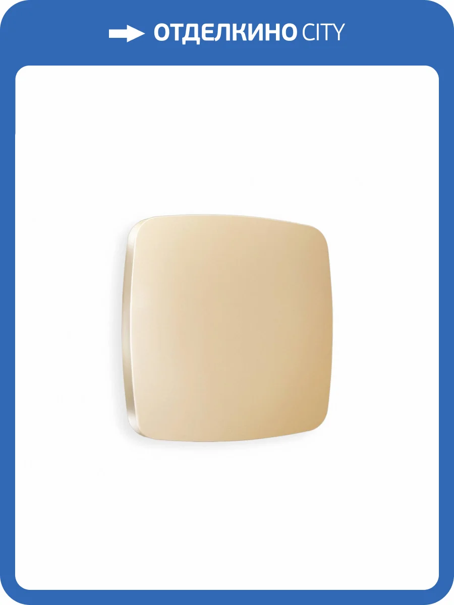 Лицевая панель заглушки для суппорта Ambrella Volt Omega OP6160 шампань фото 3