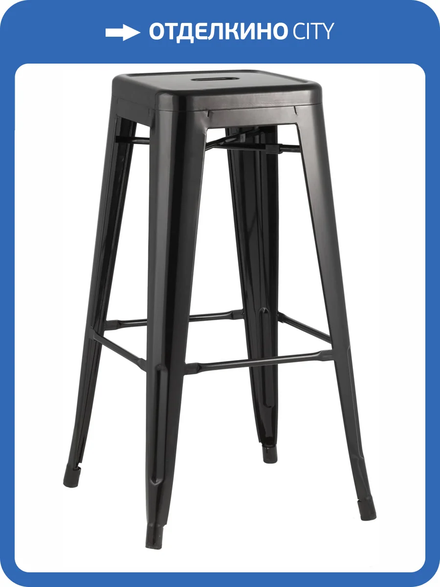 Стул барный Stool Group Tolix YD-H765 KD LG-01 Черный фото 5