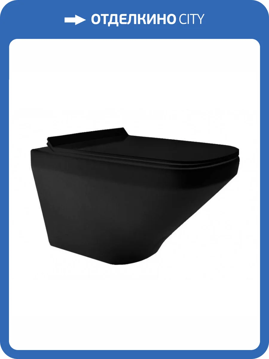 Унитаз подвесной Esbano Onix ESUPONIXBM черный фото 3