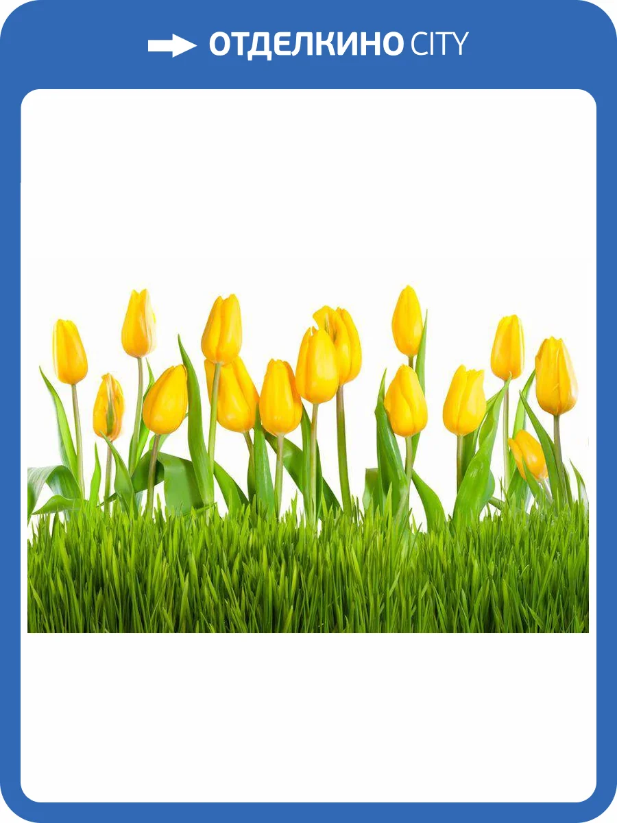 3D Фотообои Artegrafico «Желтые тюльпаны» TUL-005 песок фото 2