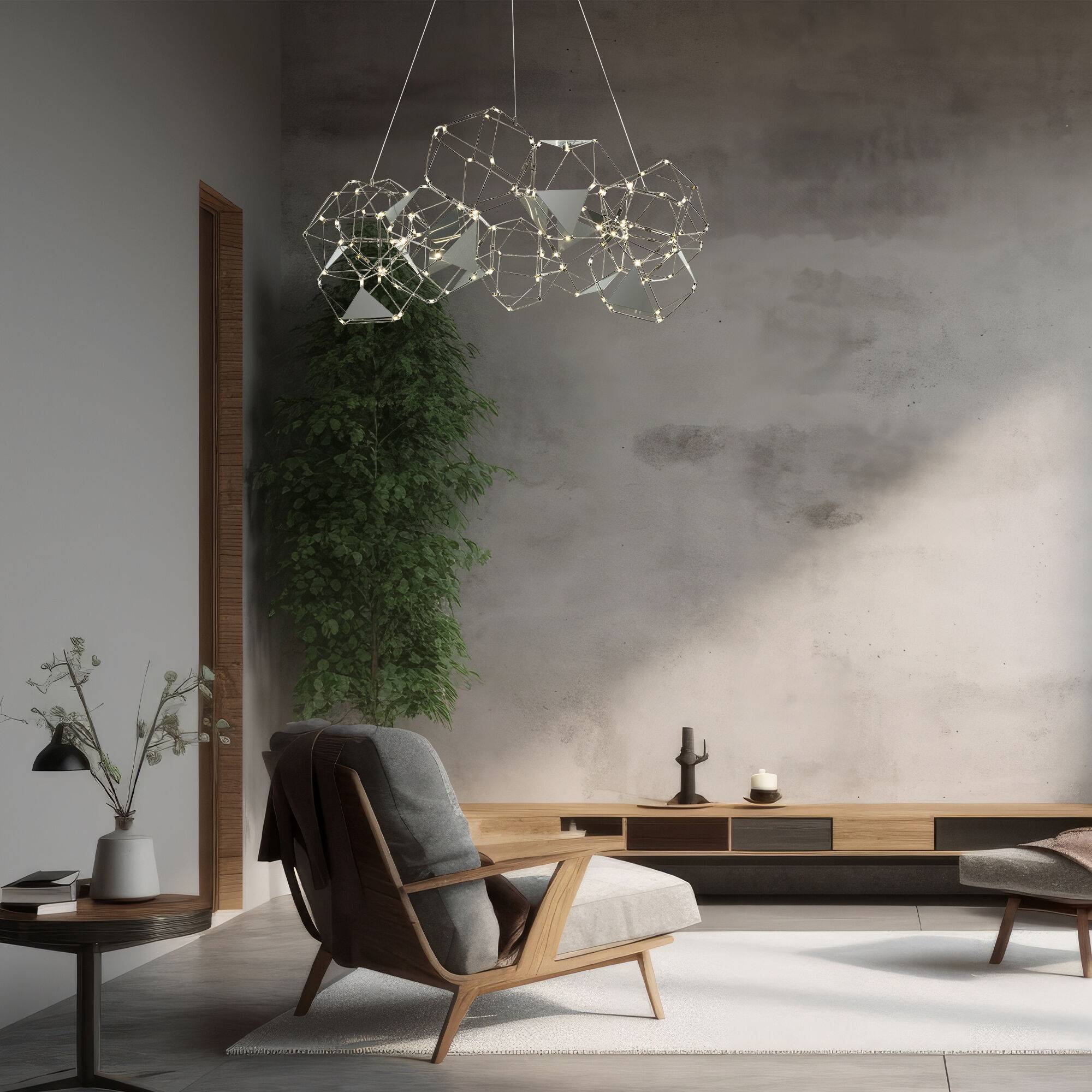 Подвесной светодиодный светильник Eurosvet Uma 90369/12 черный жемчуг фото 3