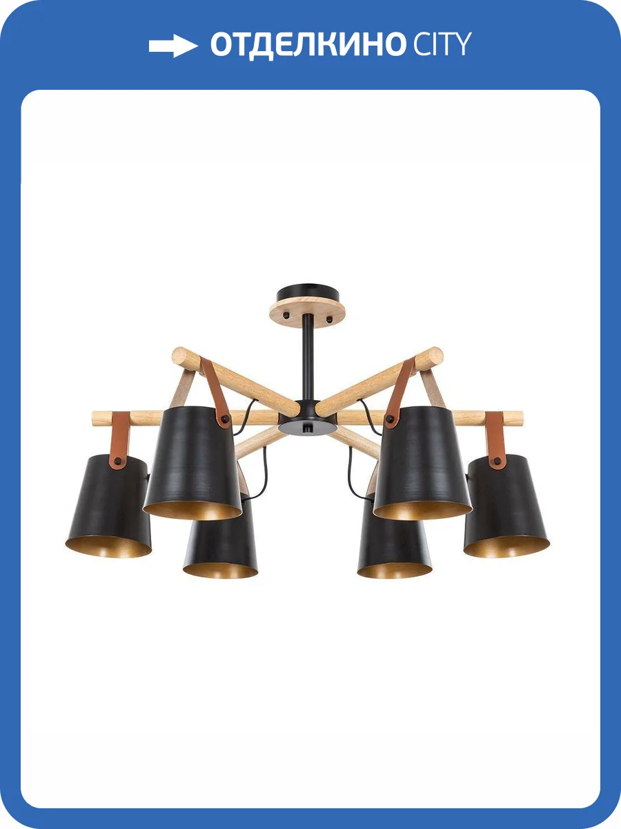 Потолочная люстра Arte Lamp Thomas A7032PL-6BK фото 2