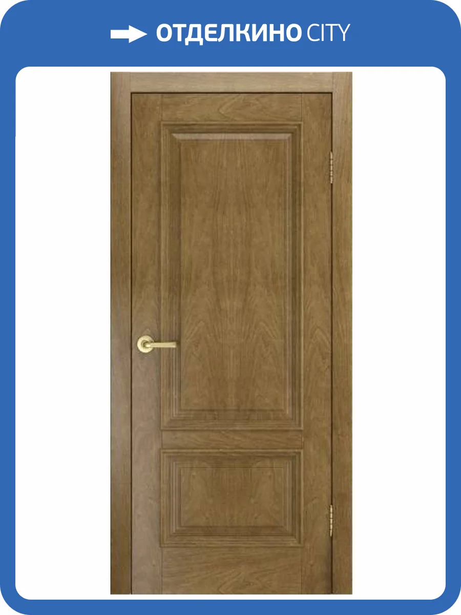 Межкомнатная дверь шпонированная Milyana Лондон остеклённая дуб янтарный 700x2000 фото 2