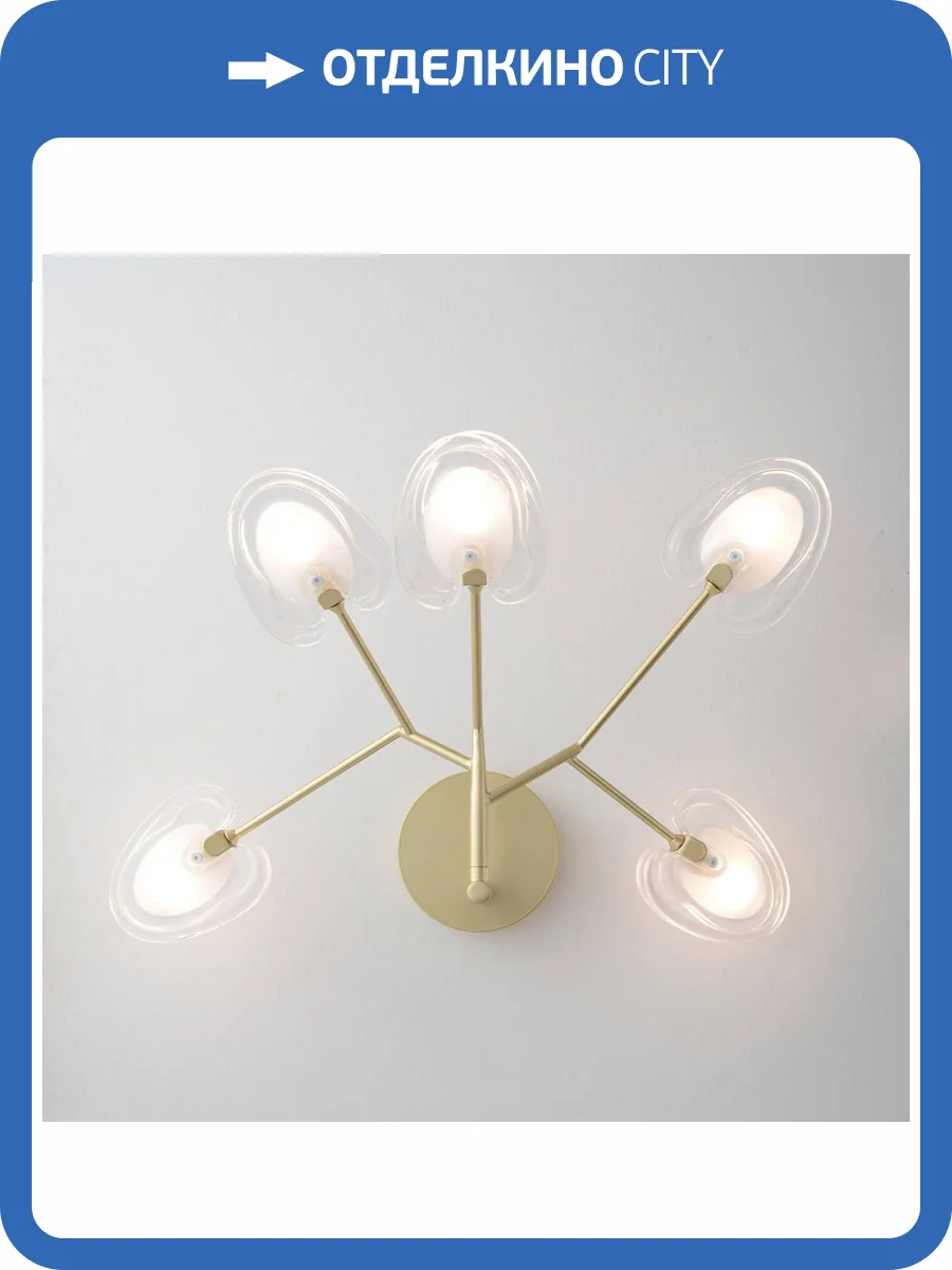 Бра Crystal Lux Sole AP5 Gold фото 6
