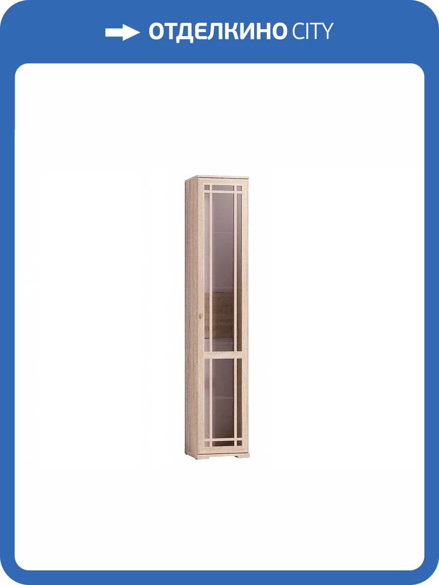 Шкаф для посуды ГЛАЗОВ МЕБЕЛЬ Sherlock Т0018332 131 правый дуб сонома фото 2