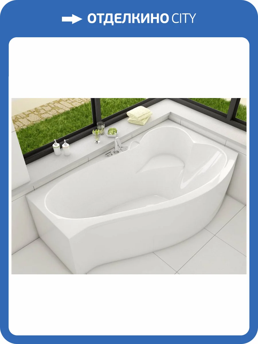 Акриловая ванна Relisan Isabella R Гл000010530 без каркаса, 170x90 фото 7