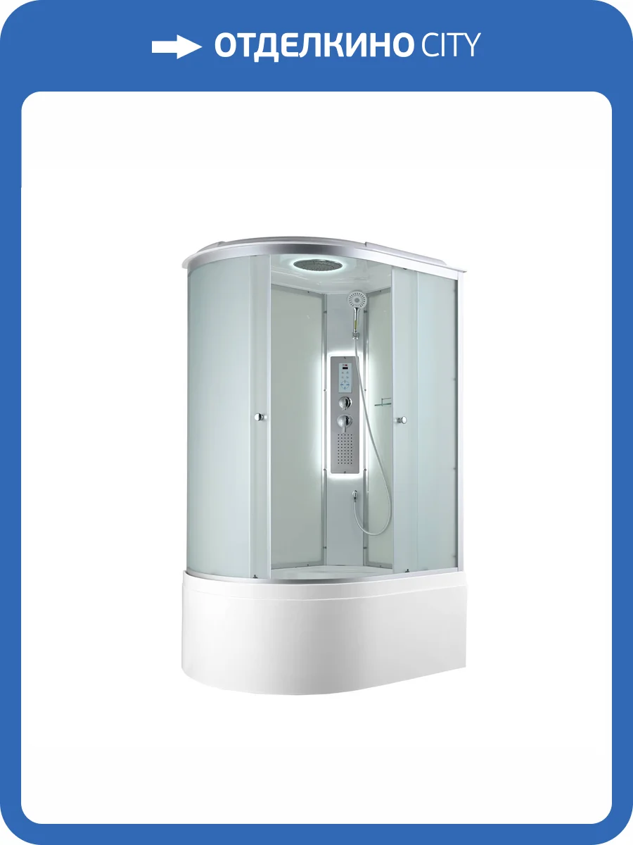 Душевая кабина AvaCan C5012RLED с подсветкой, 120x80x215 фото 20