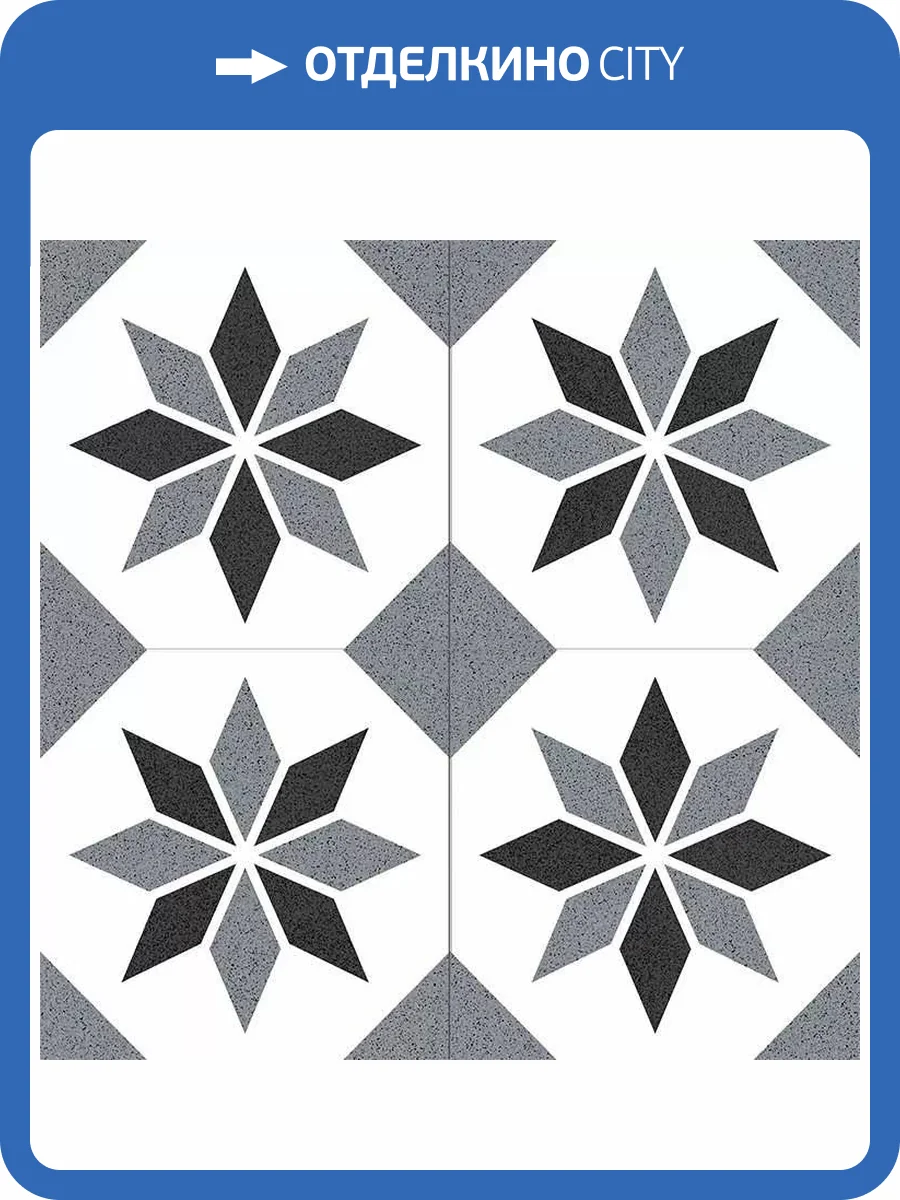 Керамогранит Etili Seramik Milan Grey Pre-Cut 45x45 фото 3