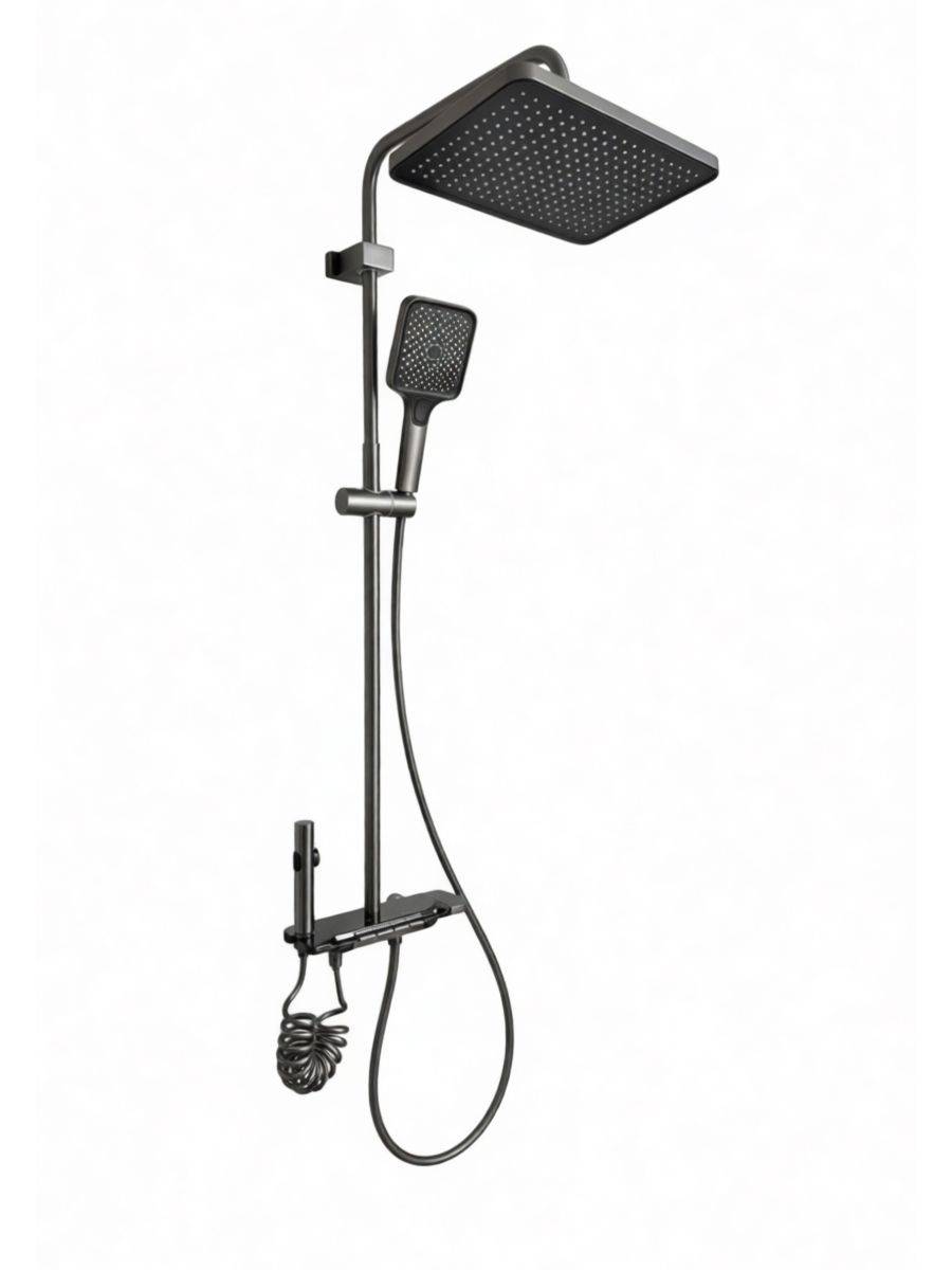 Душевая система Watersense Aurora Powerful W01819 графит фото 11