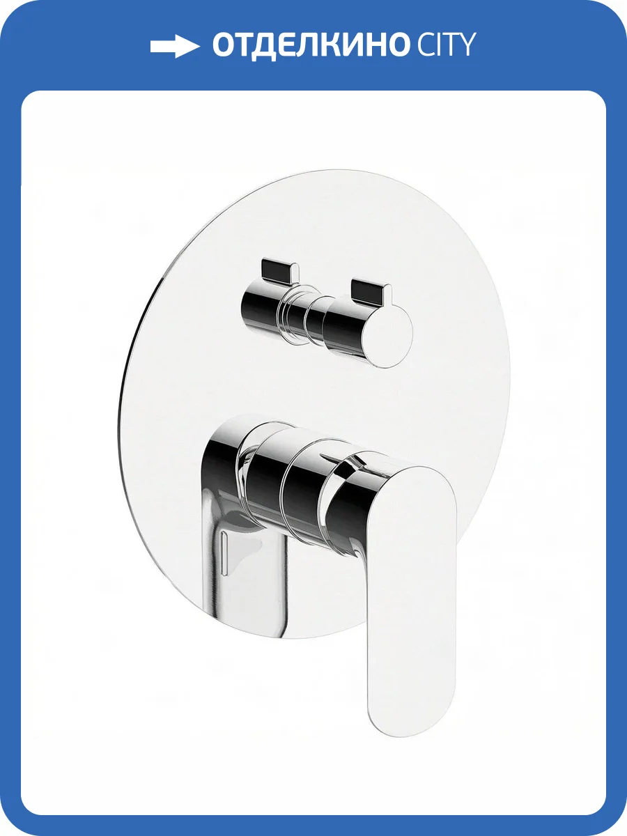 Смеситель для ванны BelBagno ANCONA-VDI-CRM с внутренней частью фото 3