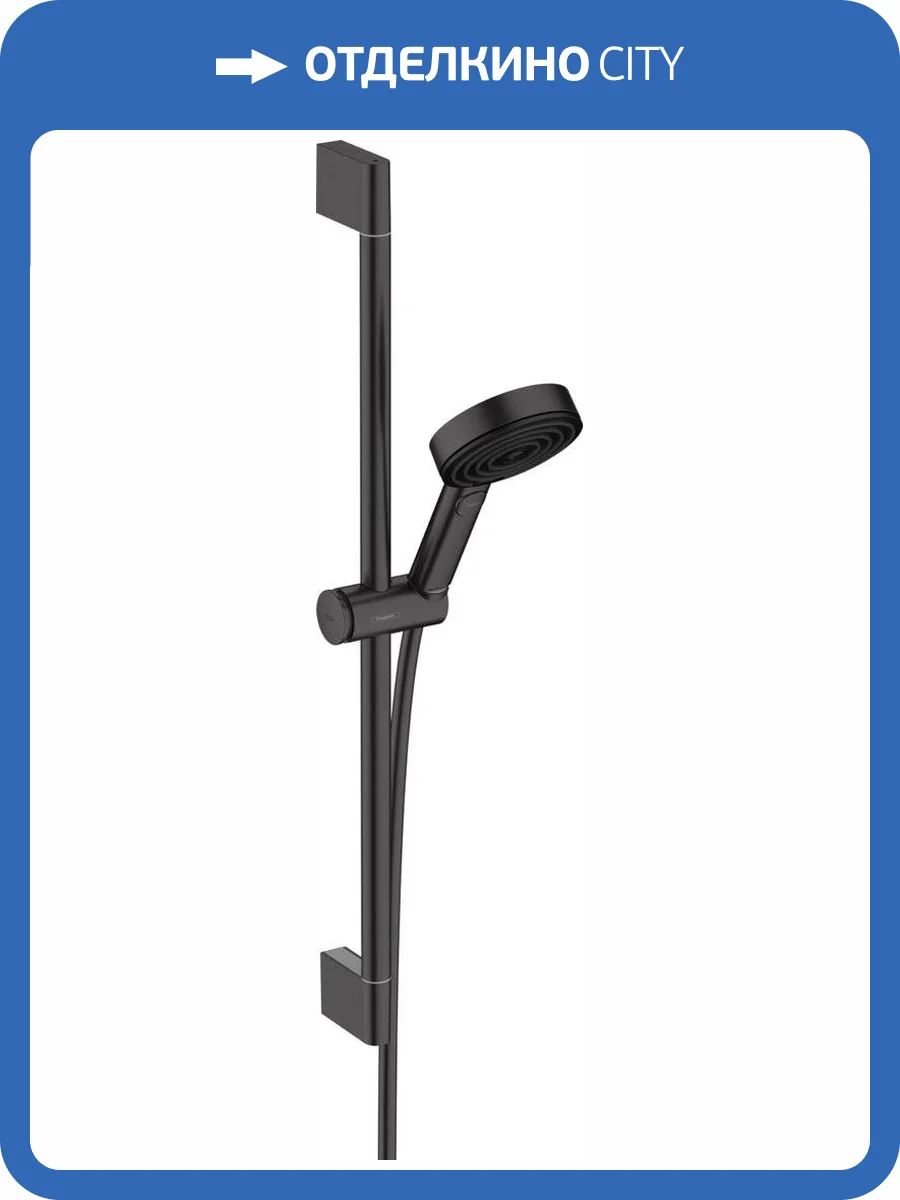 Душевой гарнитур Hansgrohe Pulsify Relaxation 24160670 105 3jet, черный матовый фото 3