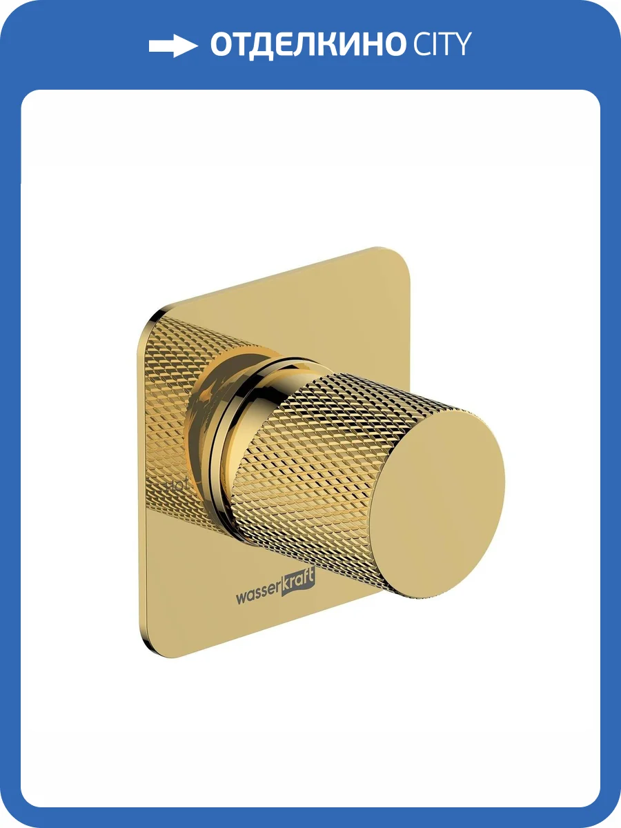 Смеситель для душа Wasserkraft Ems 7651 золотой фото 3