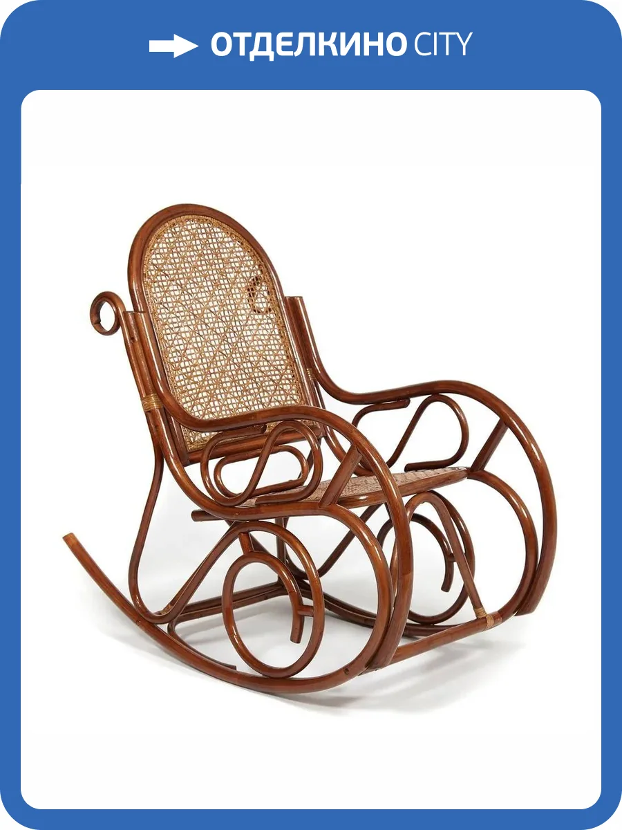Кресло-качалка Tetchair Milano 12996 pecan без подушки фото 12