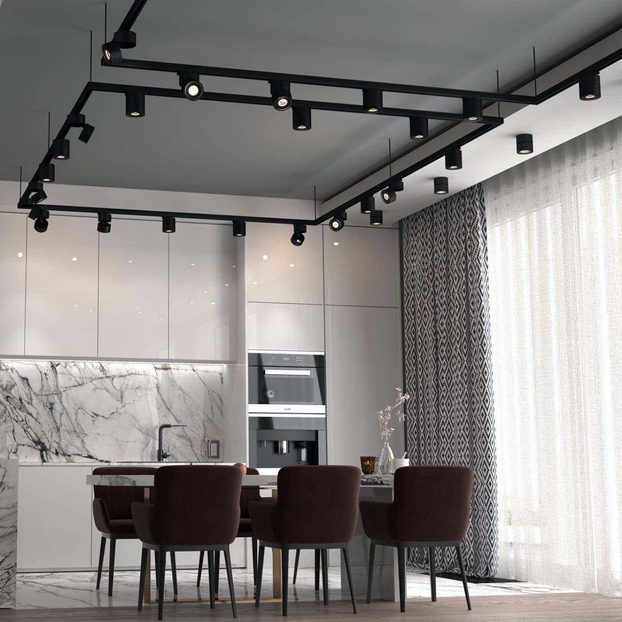 Трековый светодиодный светильник Novotech Port Groda 358777 фото 3