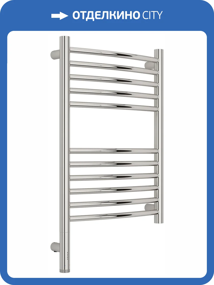 Полотенцесушитель электрический Сунержа Богема 3.1 00-6002-6040 выгнутый, 60x40 фото 5