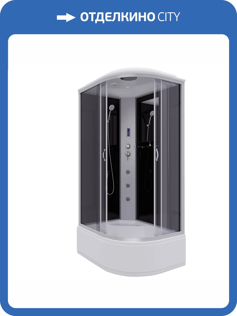 Душевая кабина Niagara Classic NG-2510-14LF (1200x800x2150) с высоким поддоном (40см) фото 21