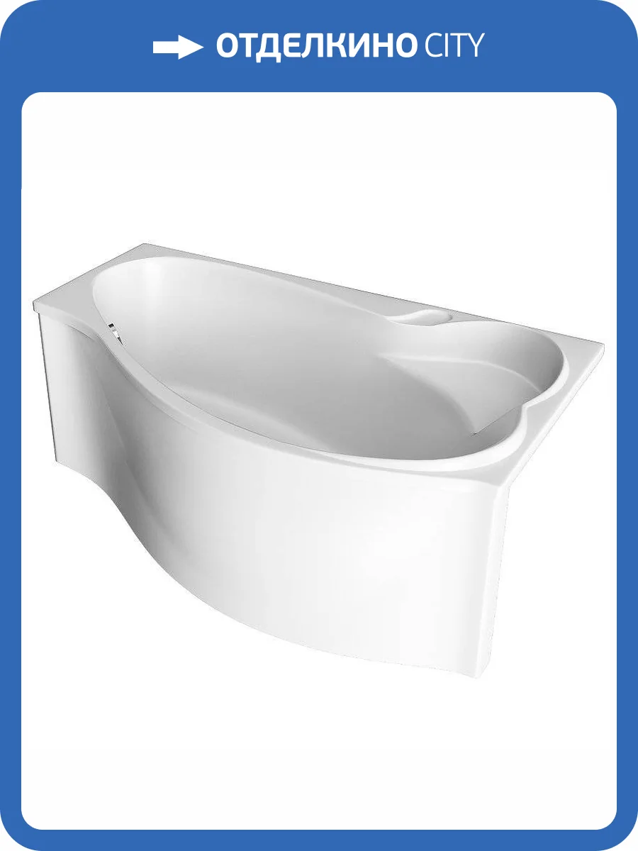 Акриловая ванна для комплекта Marka One Gracia 01гр1590п 150x90 R фото 3