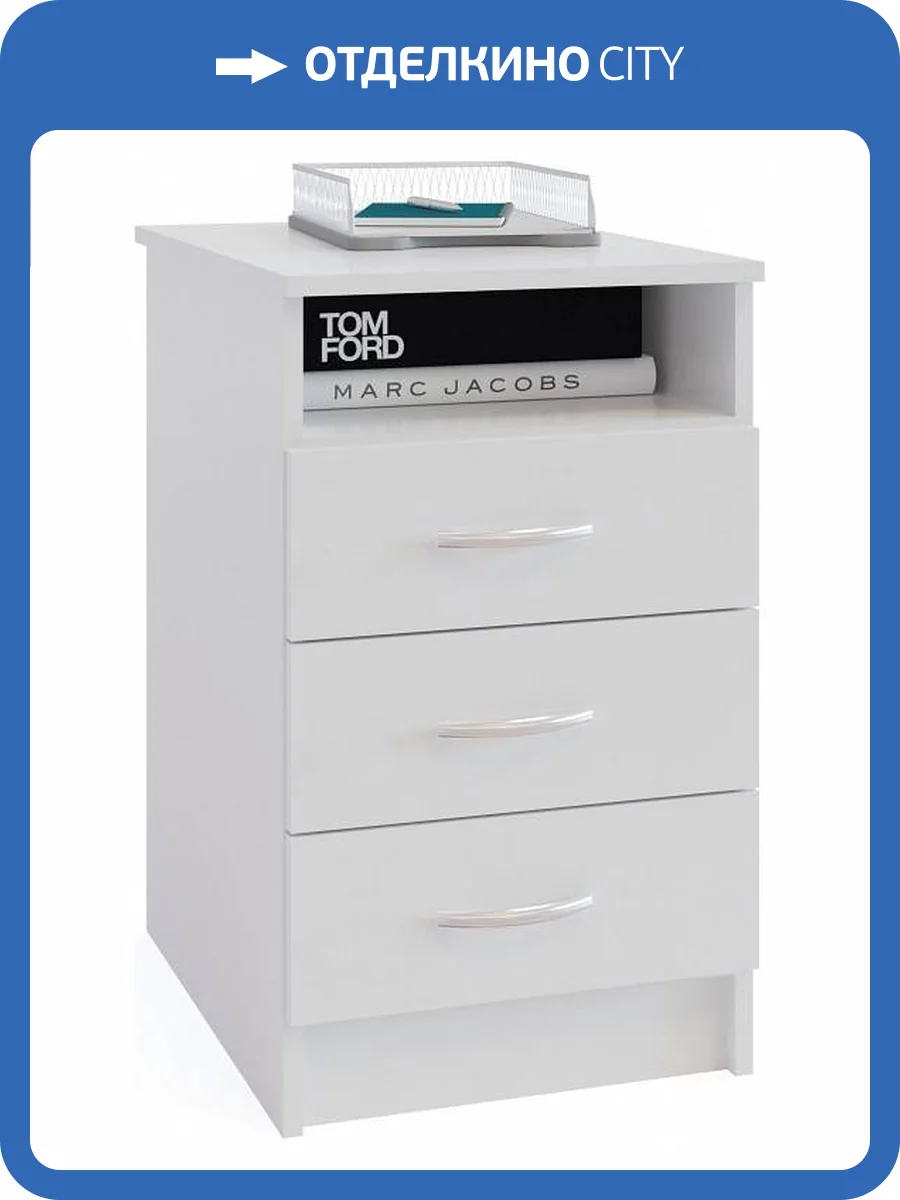 Тумба Сокол КТ-14 4680212005985, КТ14Б6 Белый фото 3