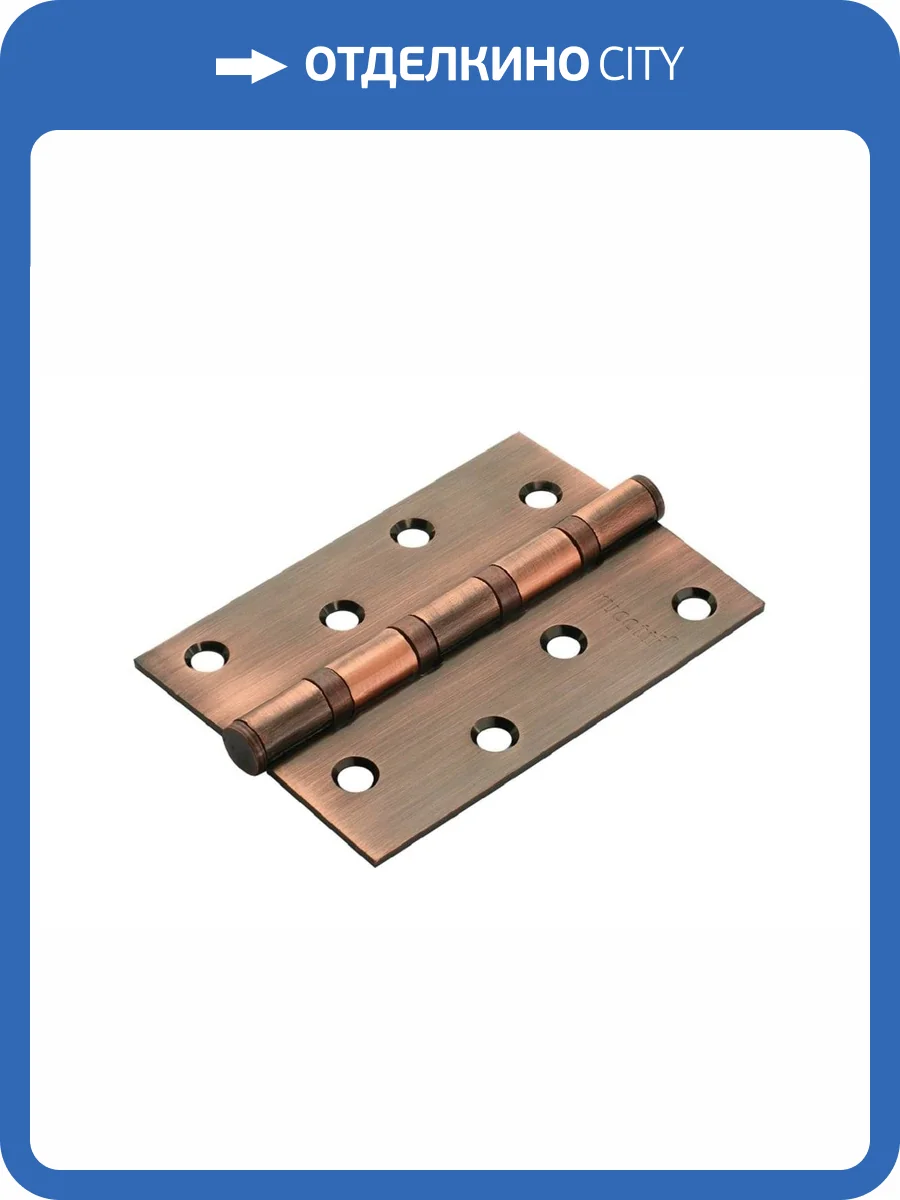 Петля Rucetti RS 100X70X2.5-4BB AC античная медь фото 3