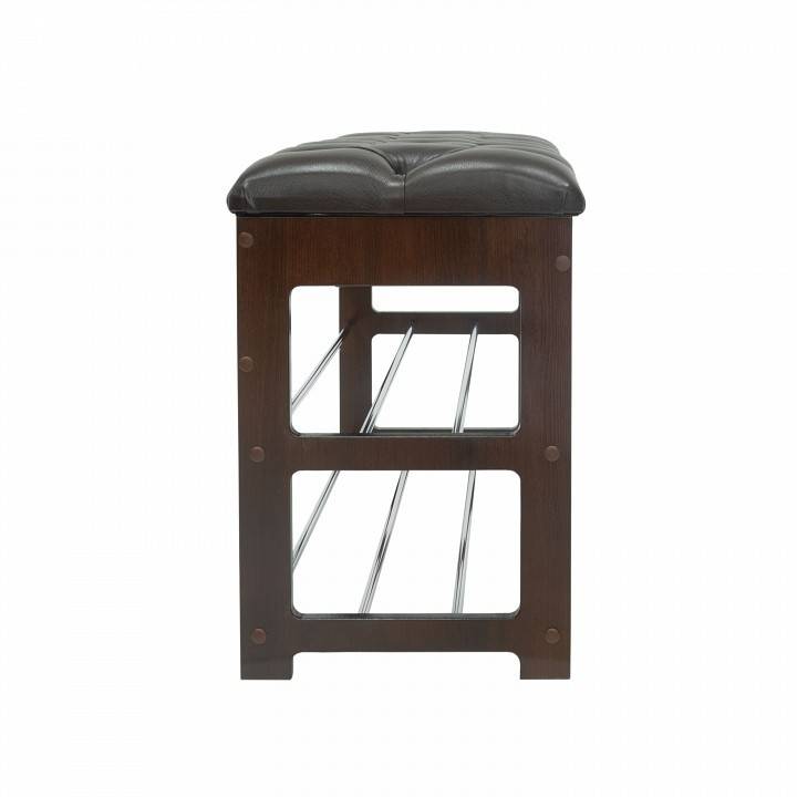 Банкетка-стеллаж для обуви Leset Грейс 2100949000005 Коричневый Oregon perlamutr 120 фото 4