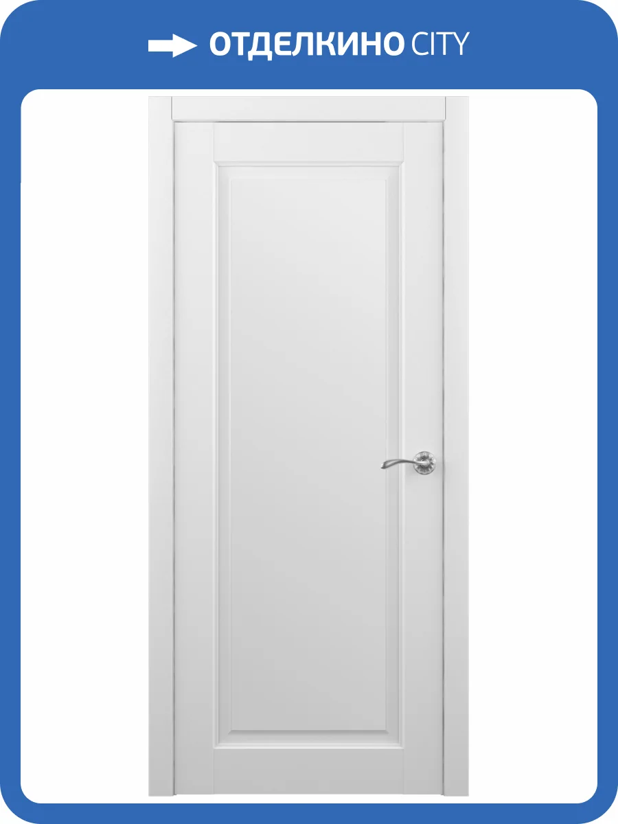 Межкомнатная дверь Albero Эрмитаж 7 глухая белый 700x2000 фото 2