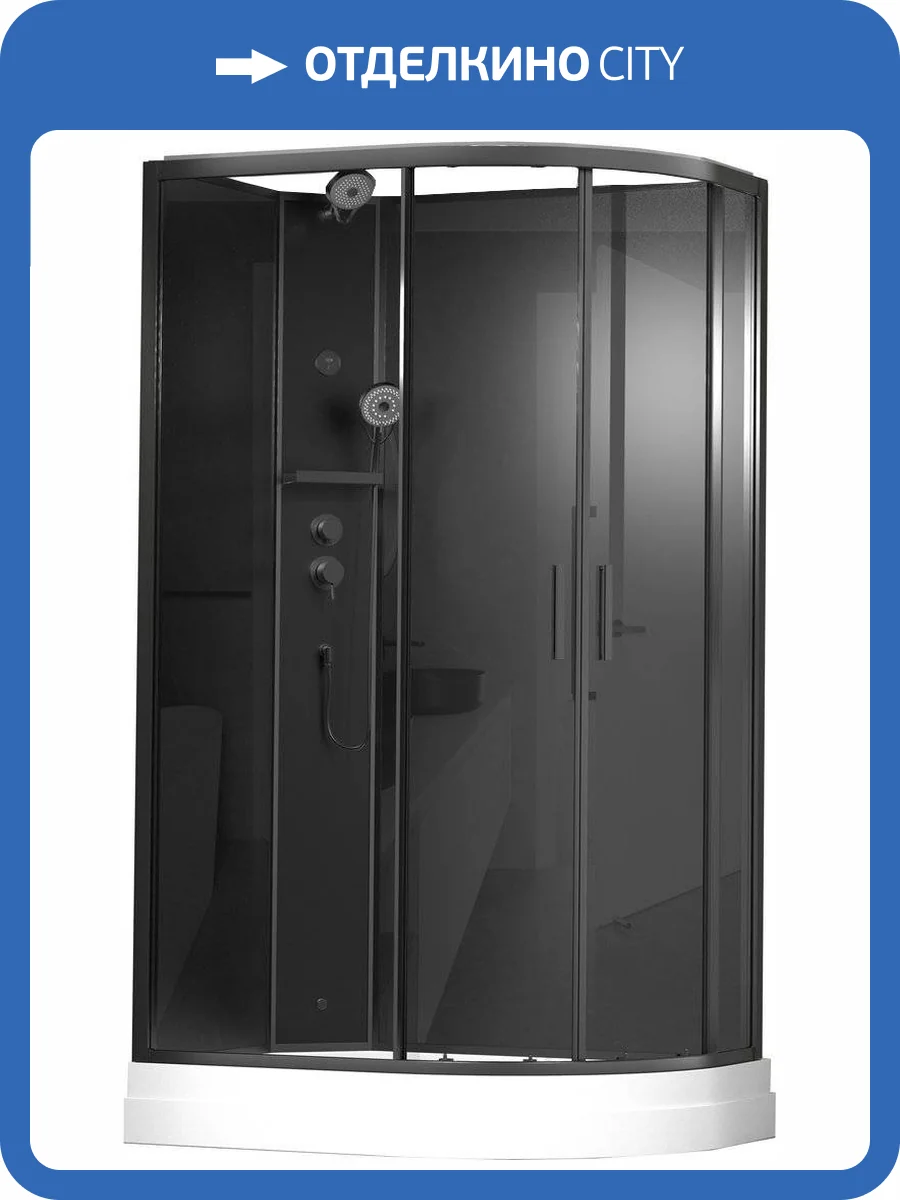 Душевая кабина Timo Premium Ilma-902 L B Black фото 2