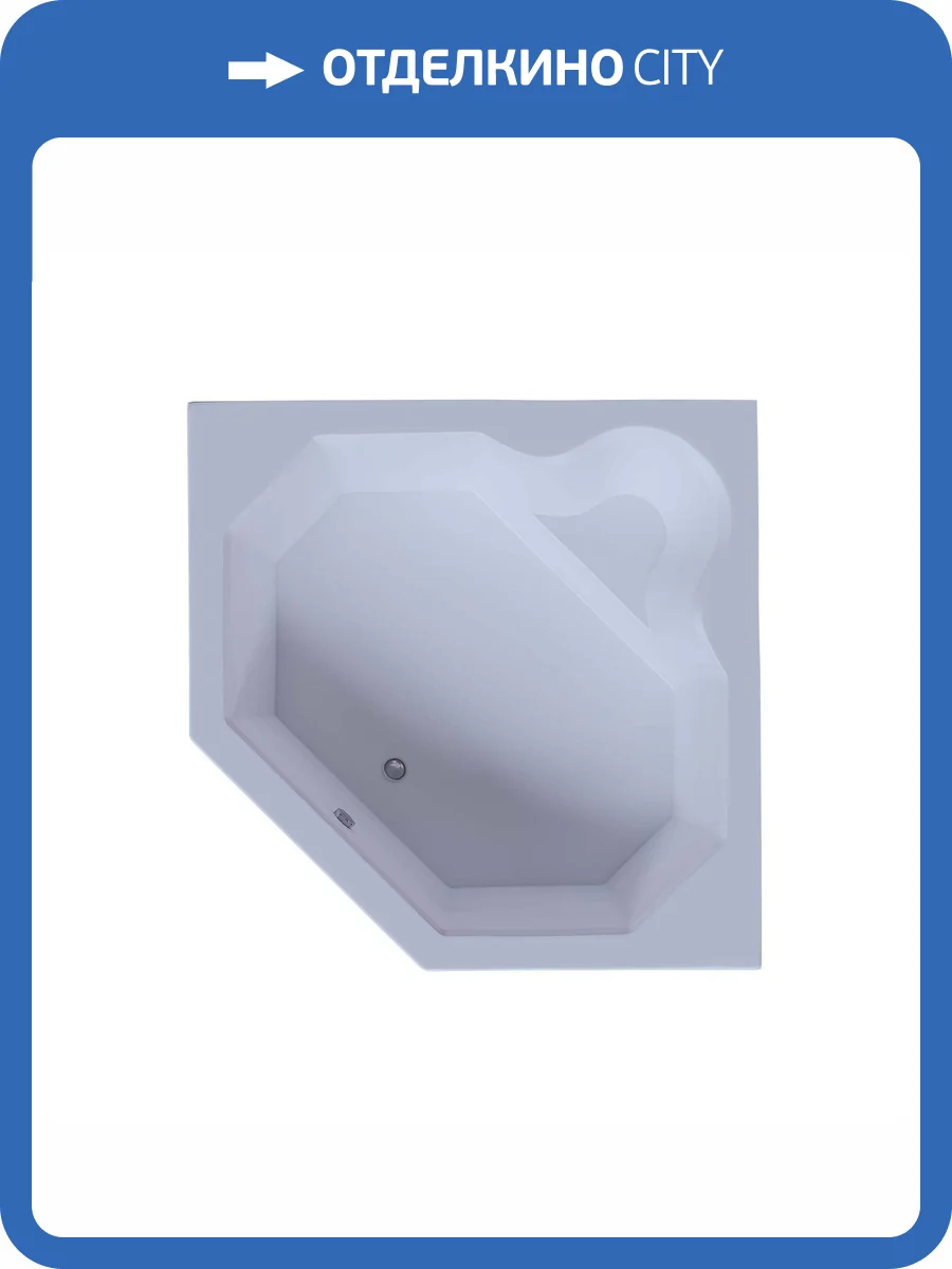 Акриловая ванна Aquatek Лира LIR150-0000032 150x150 с вклеенным каркасом фото 6