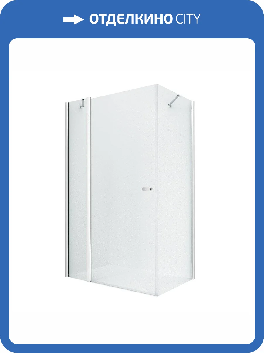 Душевое ограждение NEW TRENDY NEW SOLEO 90x80x195 K-0394 (хром) фото 8