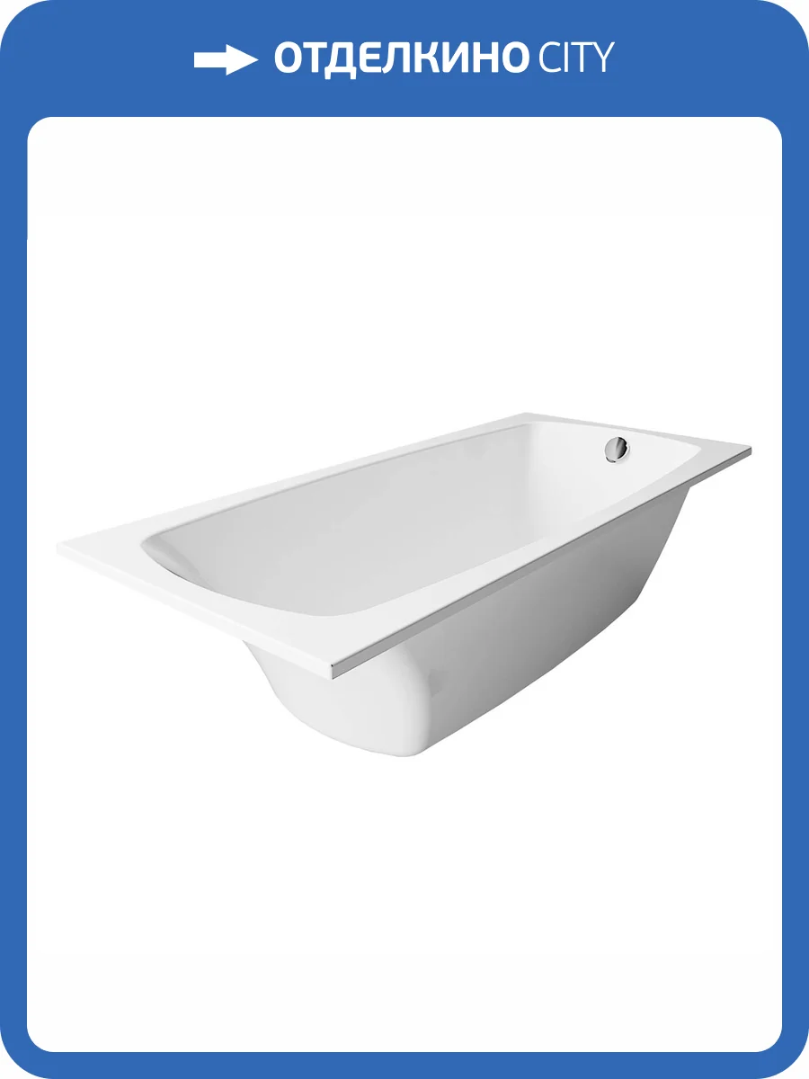 Ванна из искусственного камня Belux Виктория ВВИ-1800 4810924269225 без каркаса, белая глянцевая фото 6
