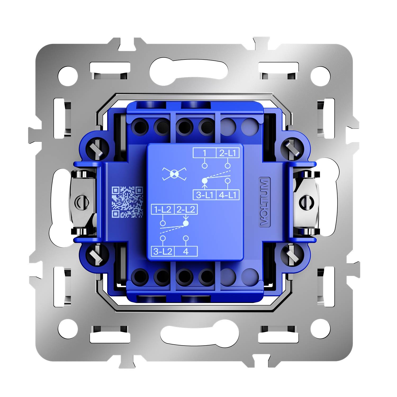 Механизм выключателя 1-клавишного перекрестного Voltum S70 VLS0105M фото 3