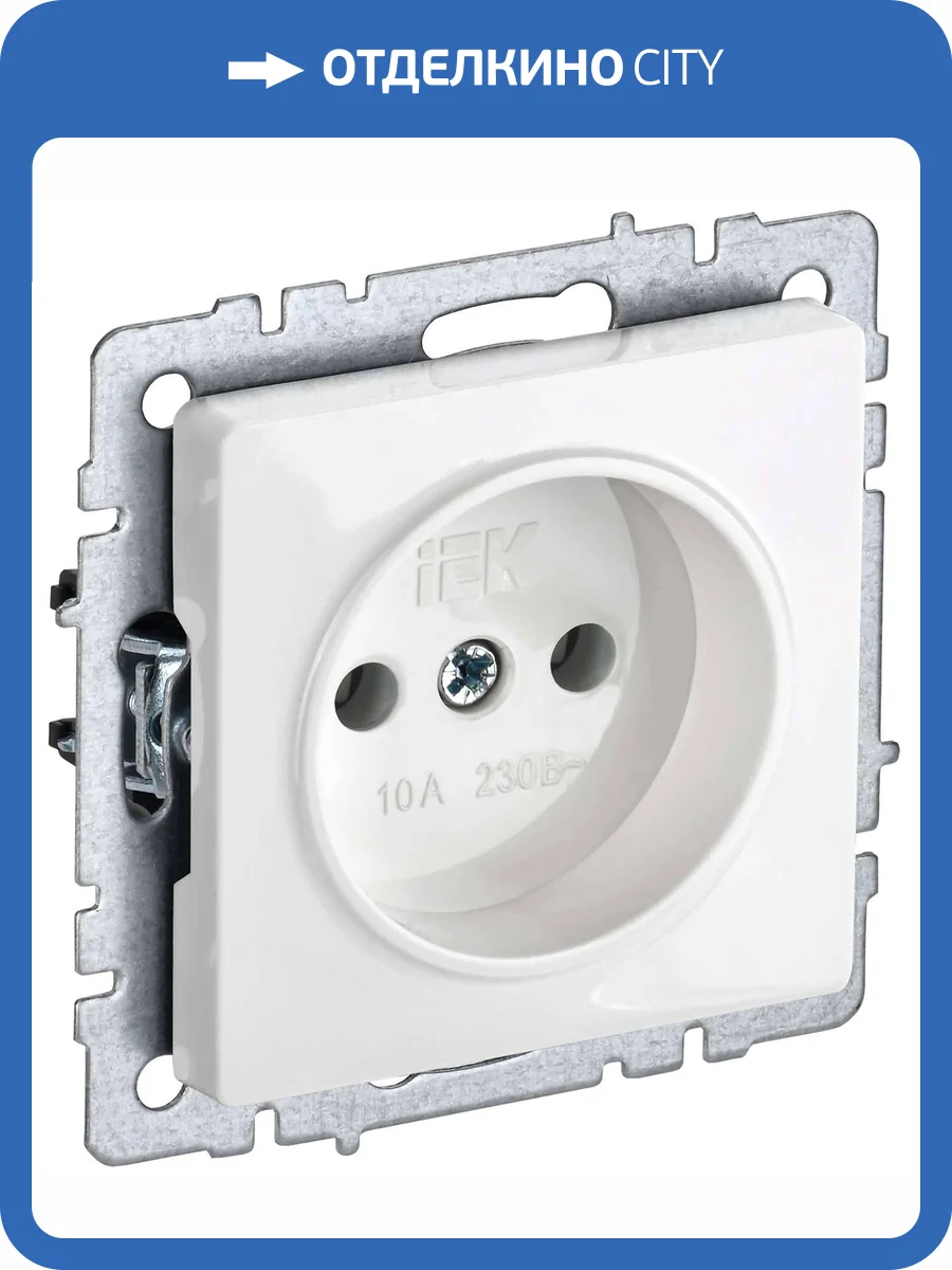Розетка 1-местная IEK Brite BR-R10-10-K01 белый фото 8