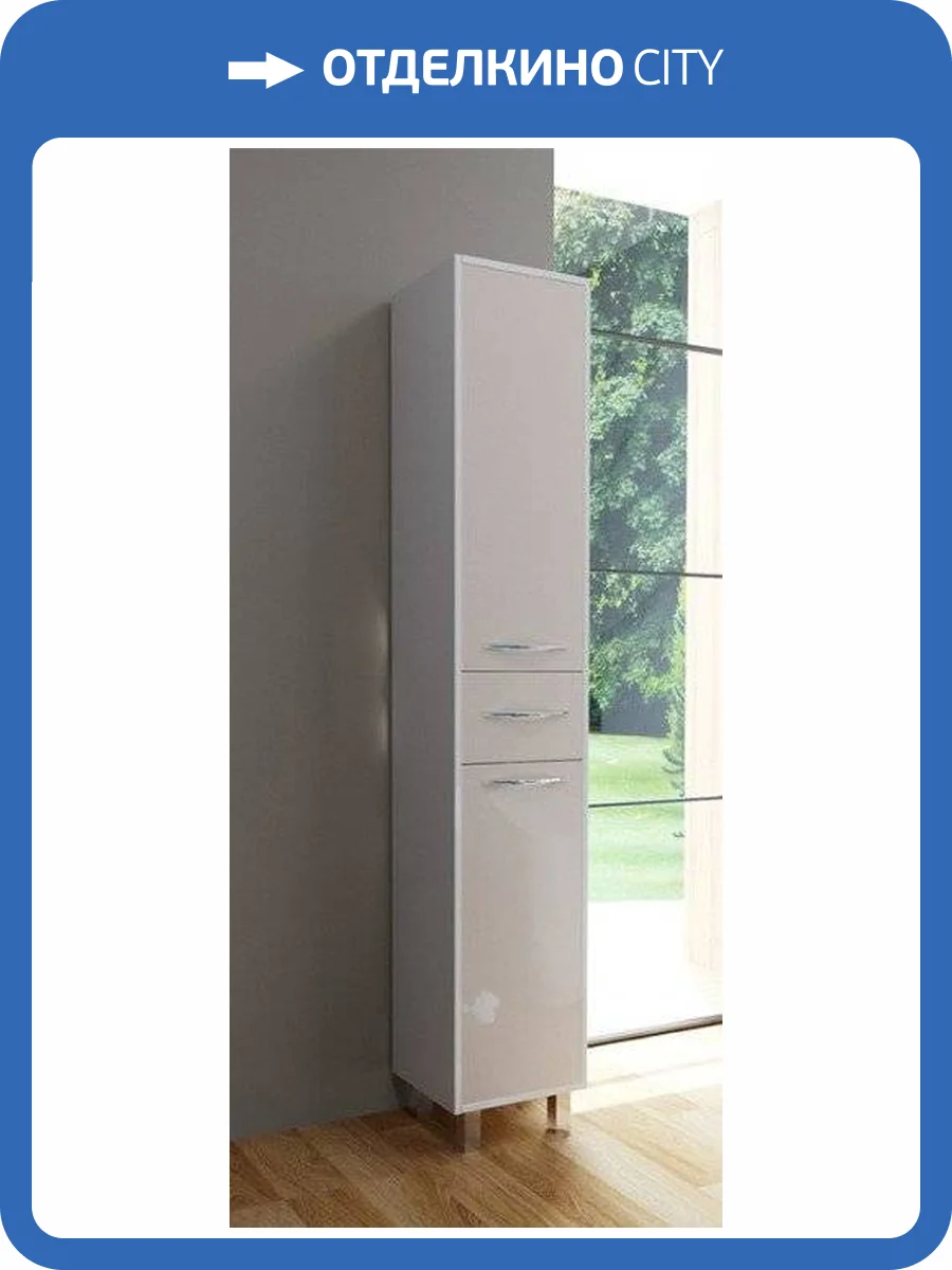 Шкаф-пенал Эстет Barcelona ФР-00003590 напольный, левосторонний, 1 ящик, 200x35 фото 2