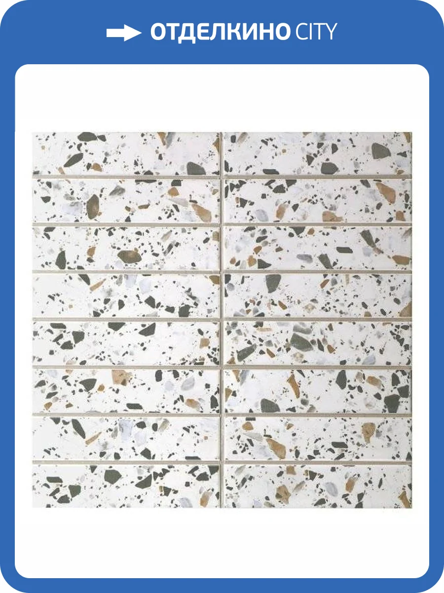 Мозаика Bonaparte Terrazzo Color (14.5x3.3) 28x29.5 фото 2
