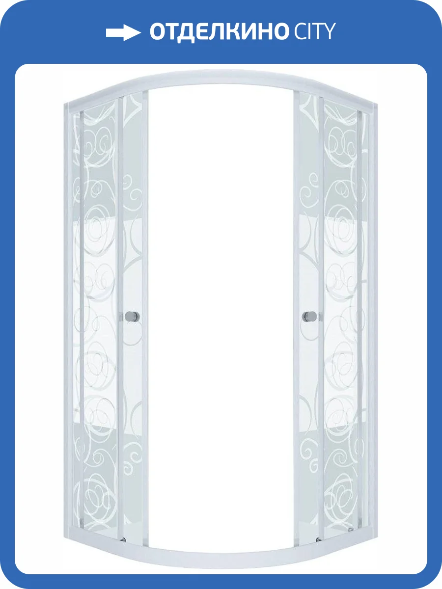 Душевой уголок Triton Стандарт 90х90 узоры фото 6