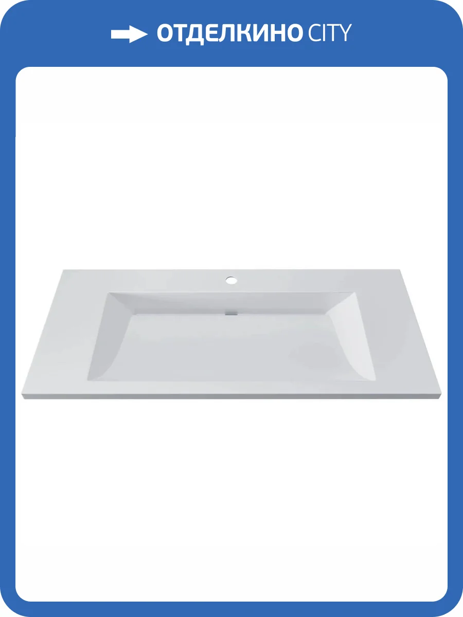 Раковина Uperwood Infinity 45383433000 100 см, белая глянцевая фото 16