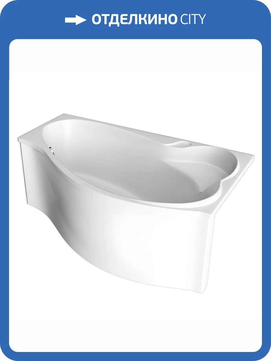 Акриловая ванна Marka One Gracia 170x100 правая фото 9