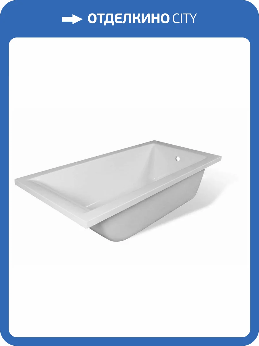 Ванна из искусственного камня Эстет Дельта 180А silk ФР-00014533 180x80 Прямоугольная, белая фото 6