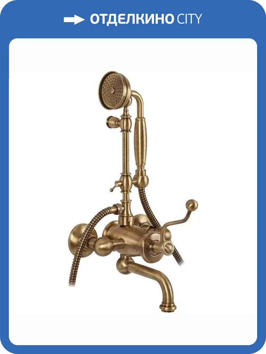Смеситель для ванны Migliore Vivaldi 19536 бронза фото 3