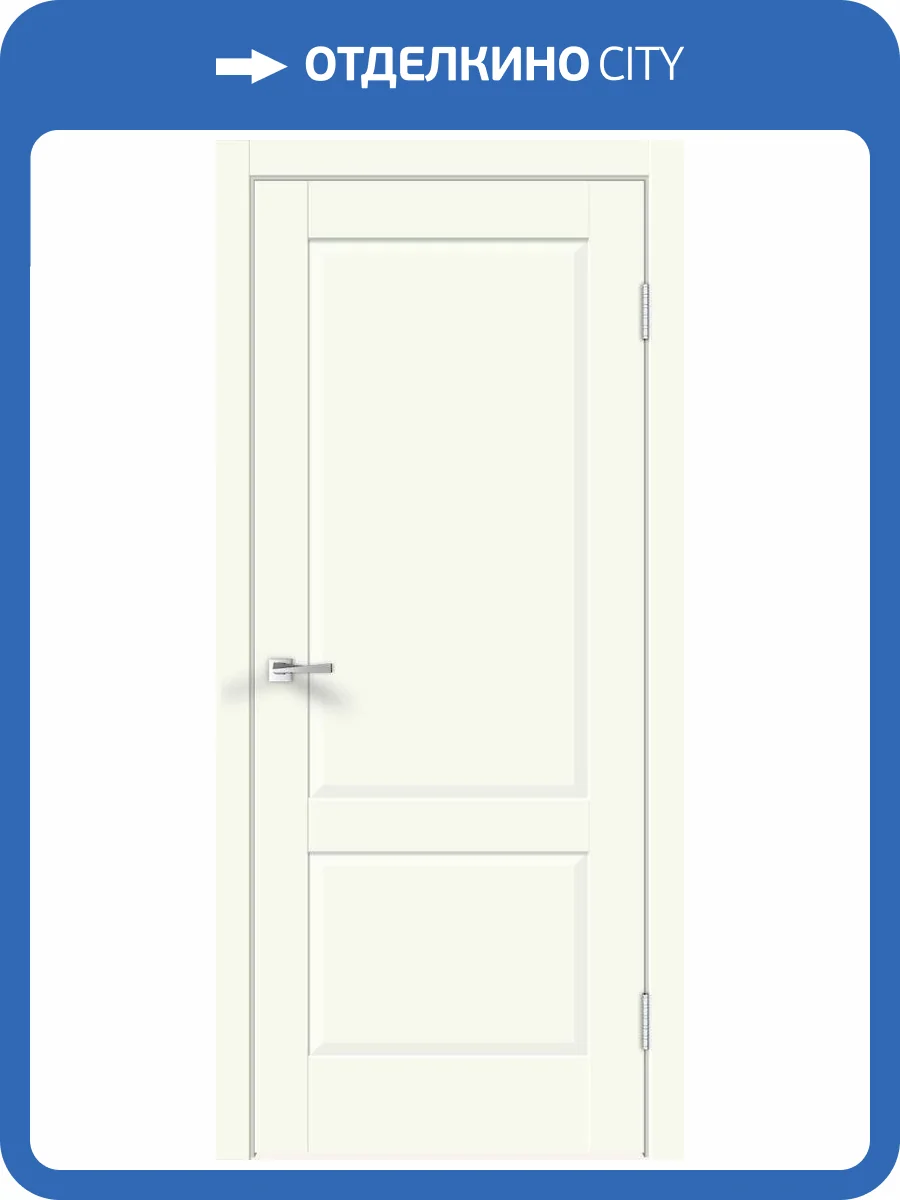 Дверное полотно экошпон VellDoris ALTO 11 2P VD811375 Глухое Молочный Эмалит 700x2000 фото 2