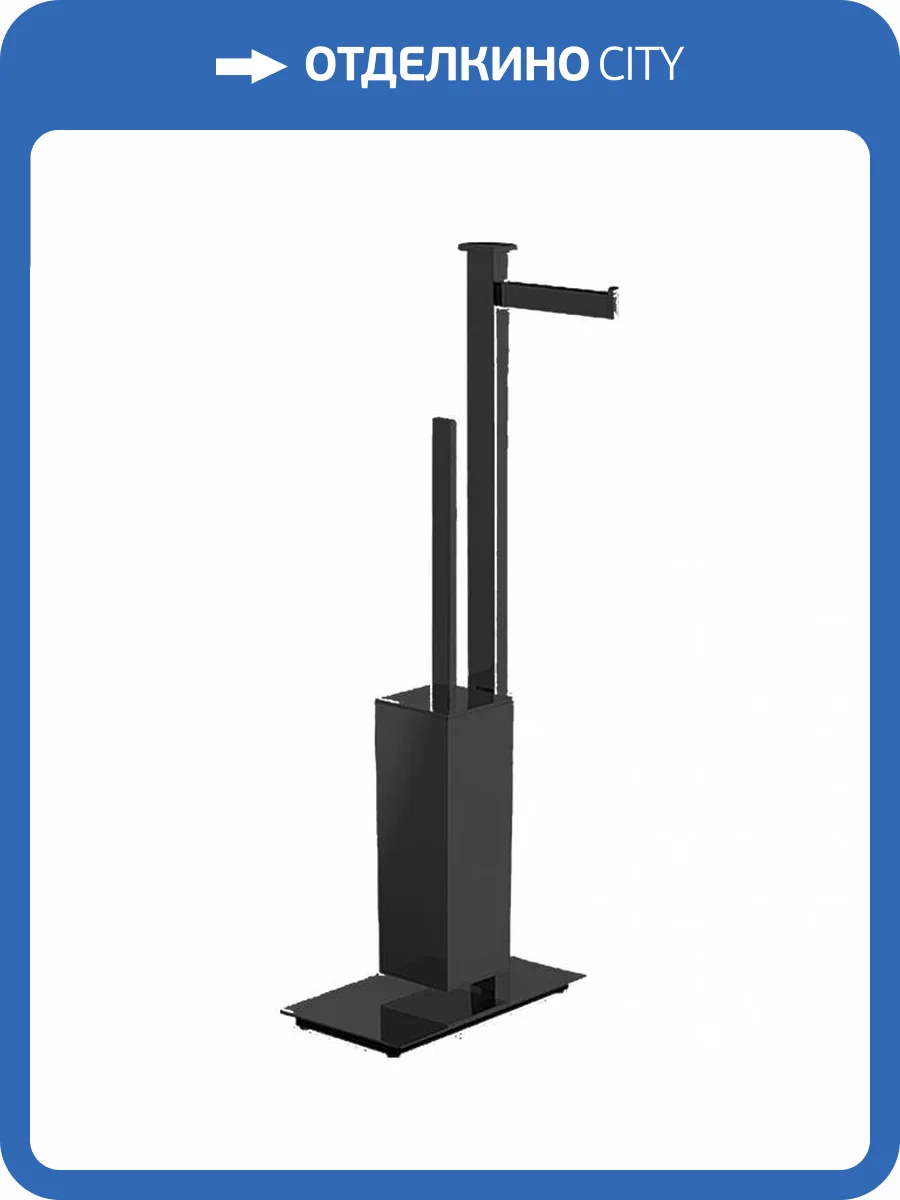 Стойка Colombo Units B9107D.NM напольная, черный матовый фото 3