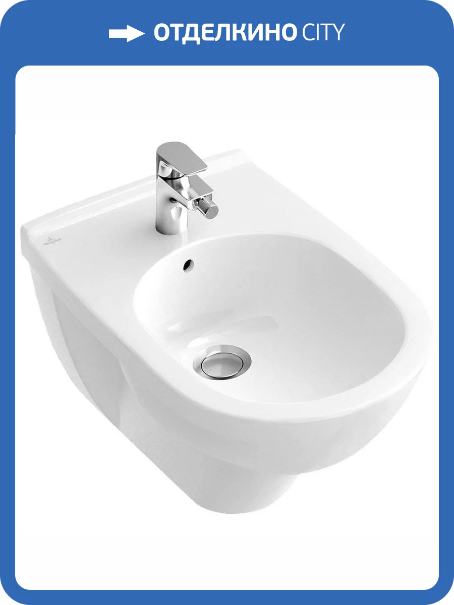 Биде подвесное Villeroy&Boch O.Novo 54600001 альпийское белое фото 3