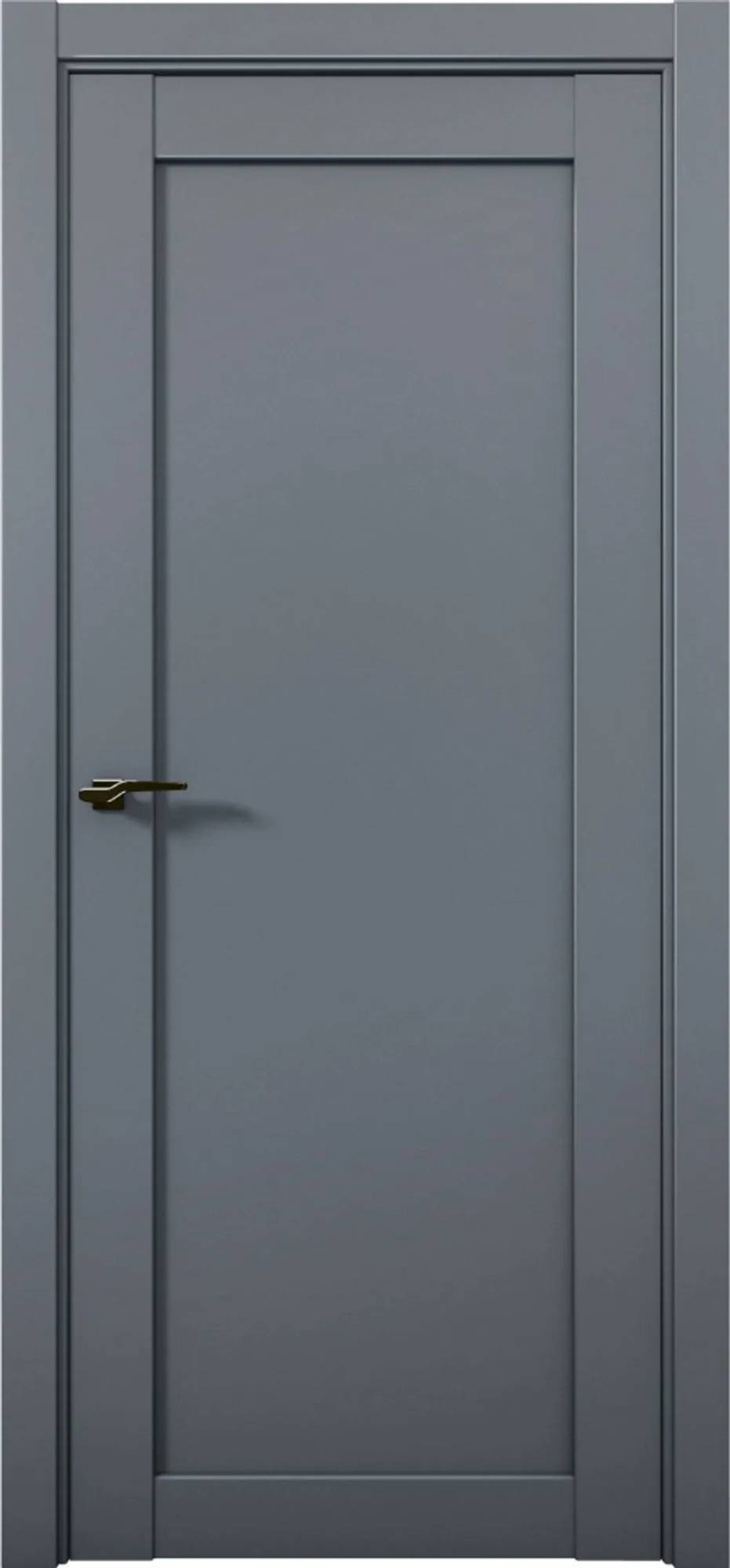 Межкомнатная дверь глухая Brandoors Prime 20 Полотно Антрацит 2000х900