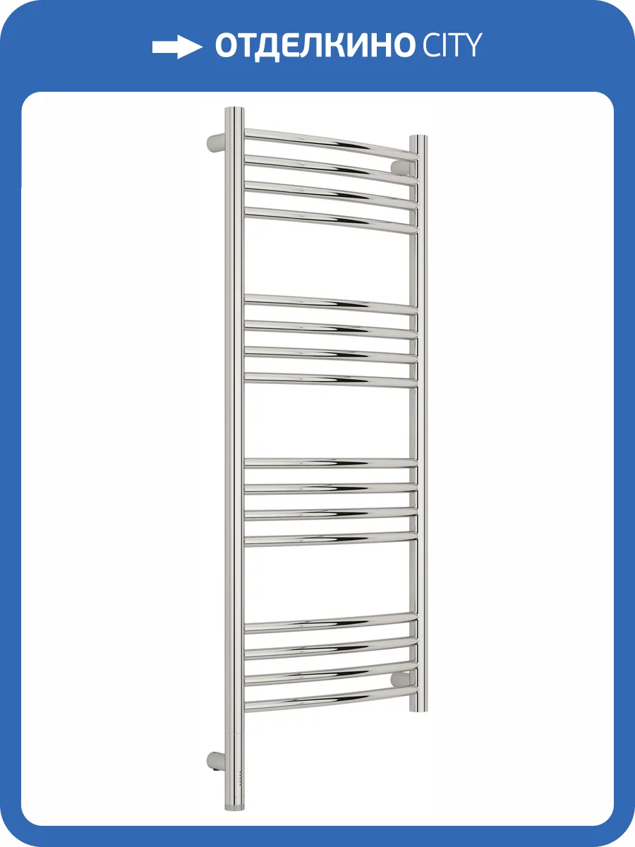 Полотенцесушитель электрический Сунержа Богема 3.1 00-6002-1040 выгнутый, 100x40 фото 5